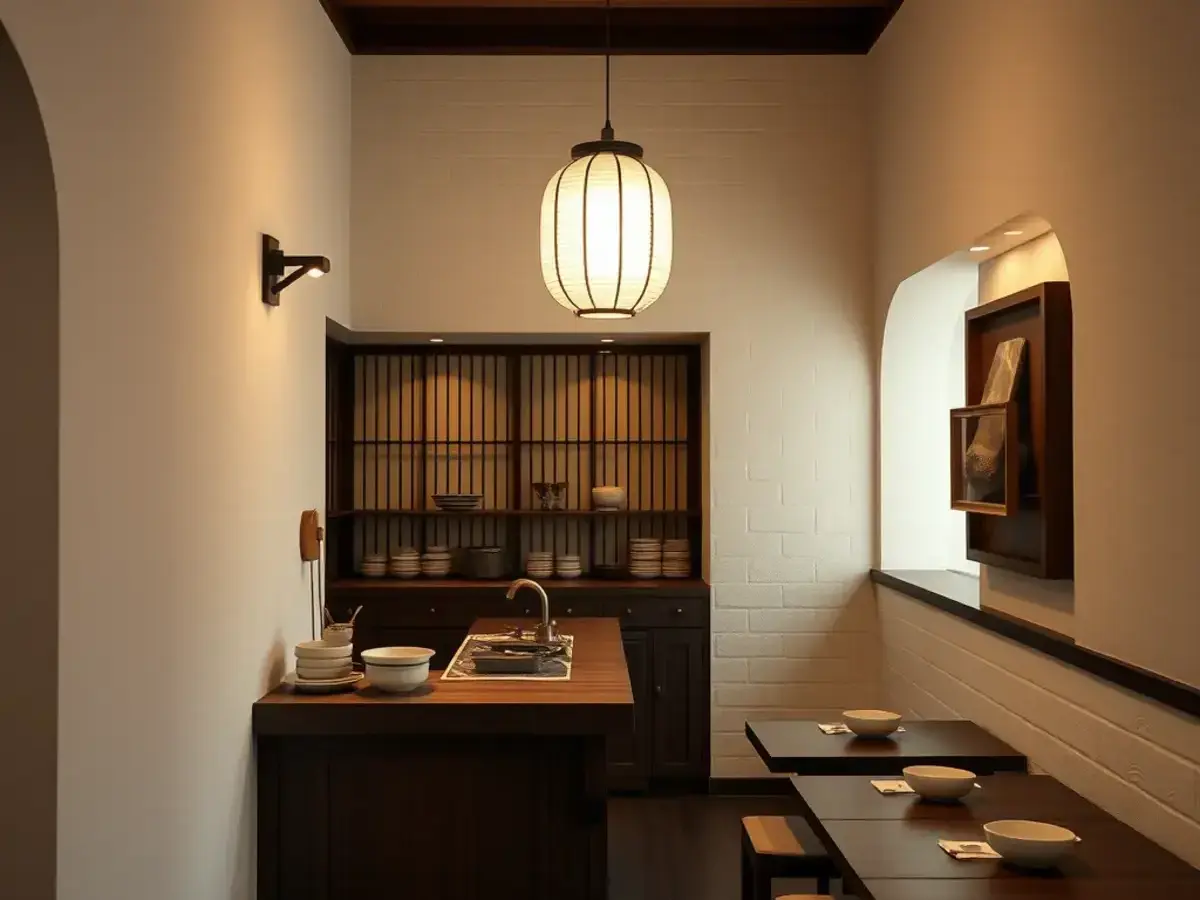 京都の和食店内装