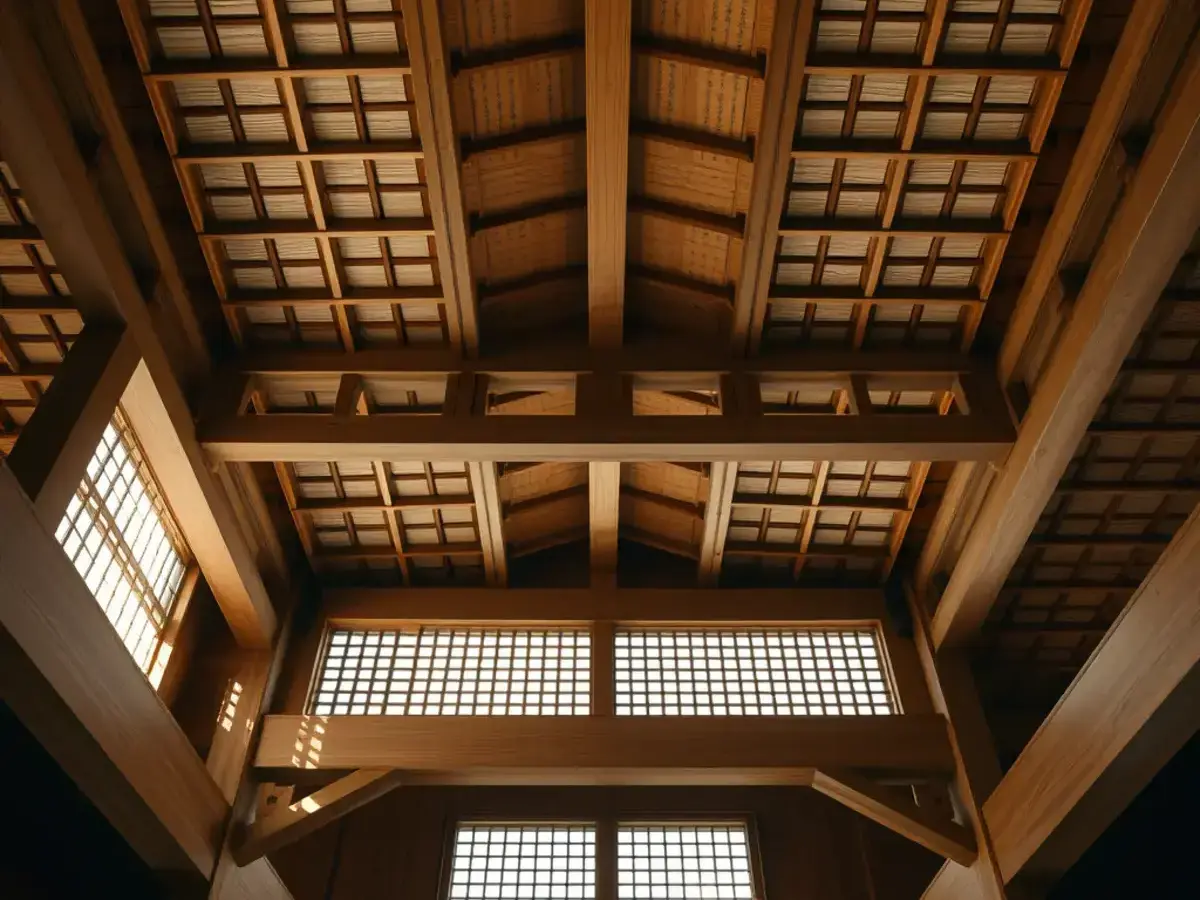 組子細工の木製建具